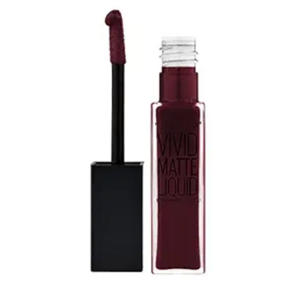Maybelline Color Sensational Vivid Matte Liquid Lipstick 39 Corrupt Cranberry - Picture 2 of 5